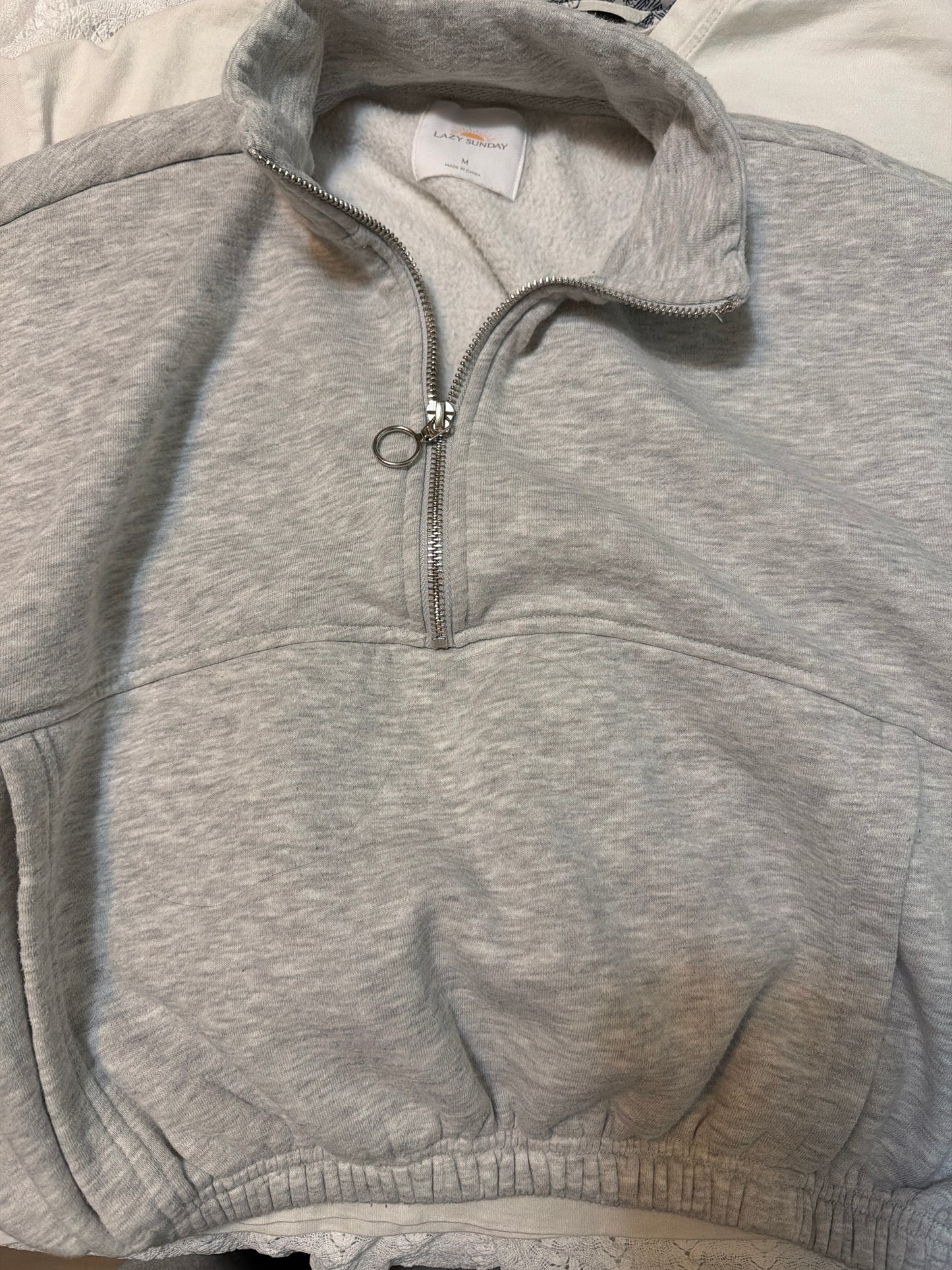 Lazy Sunday 1/4 zip M